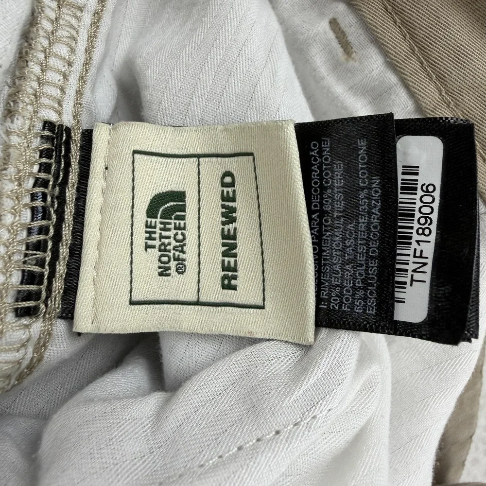 The North Face Pants Mens 38x30 Beige Chino Straight Leg Cotton Blend Renewed‎